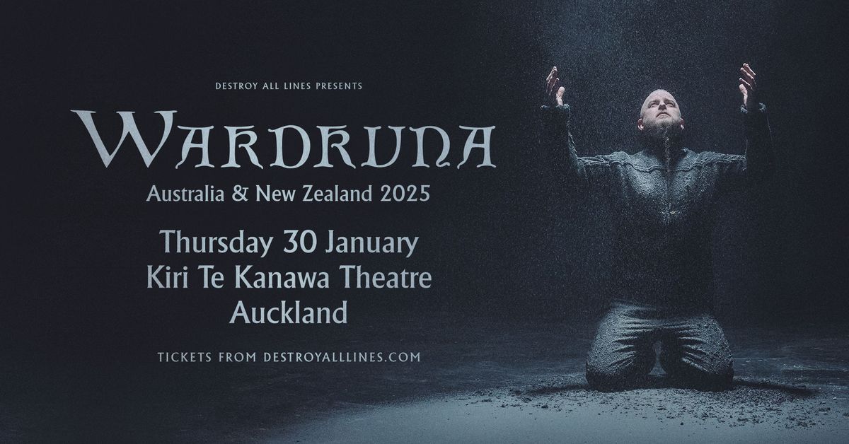 WARDRUNA \/\/ Auckland \/\/ Kiri Te Kanawa Theatre \/\/ AU & NZ 2025 \/\/ 18+ 