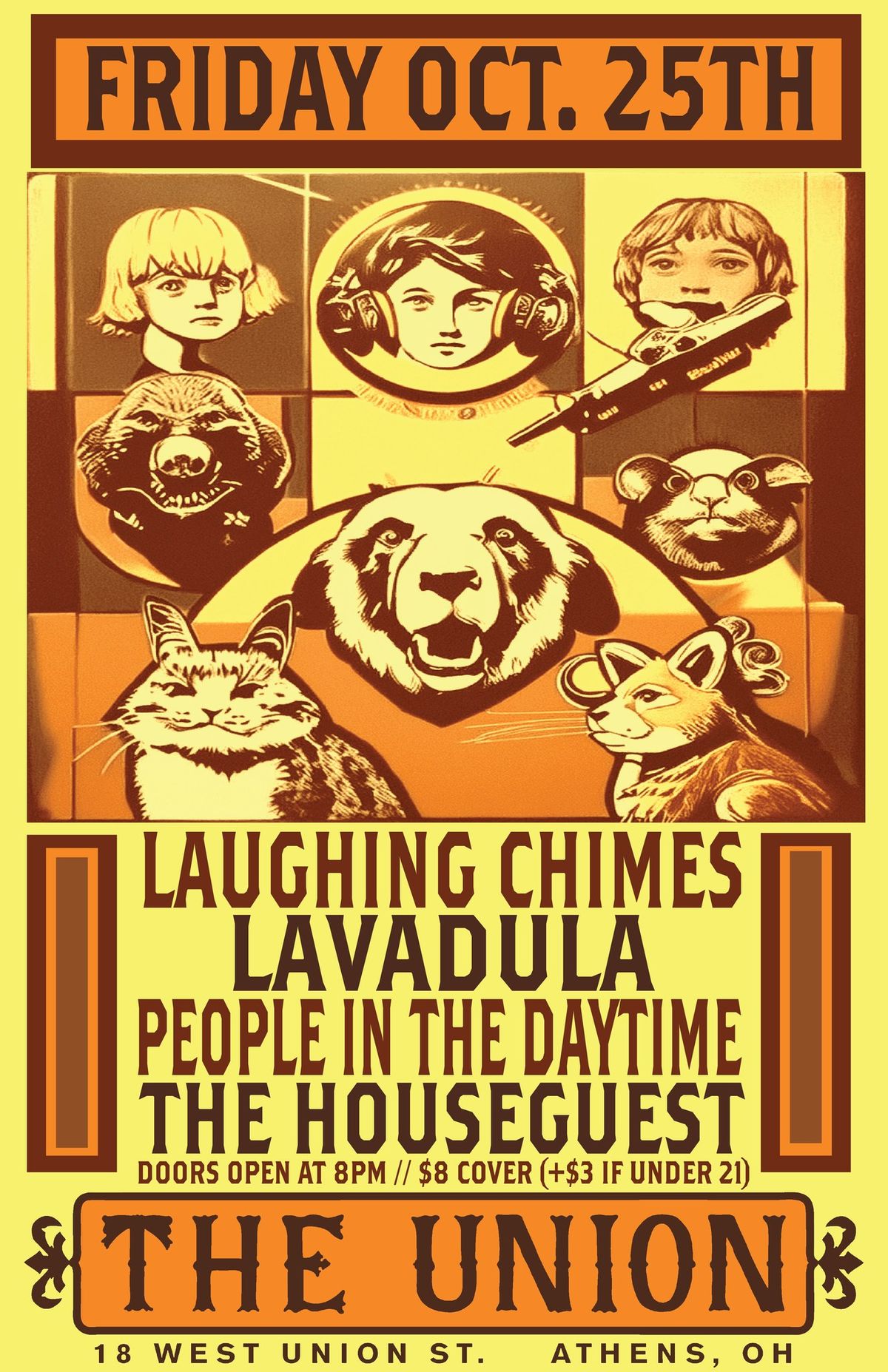 Laughing Chimes, Lavandula, People in the Daytime, The Houseguest