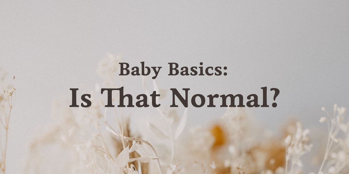 Baby Basics: Is That Normal?
