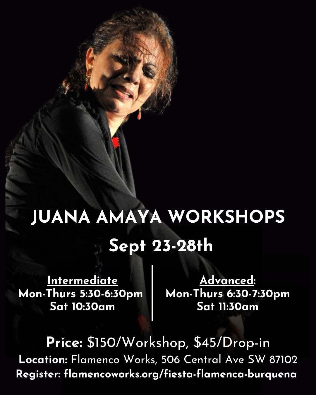 Juana Amaya Workshops