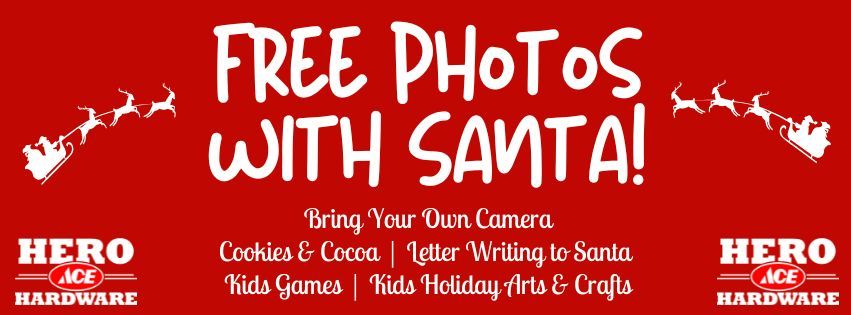 Free Photos with Santa! 