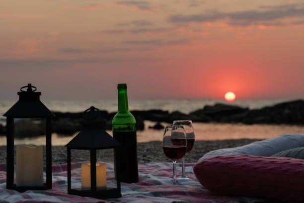 Valentines Day Beach Picnic