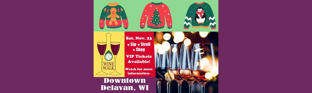 Downtown Delavan Holiday Wine Walk