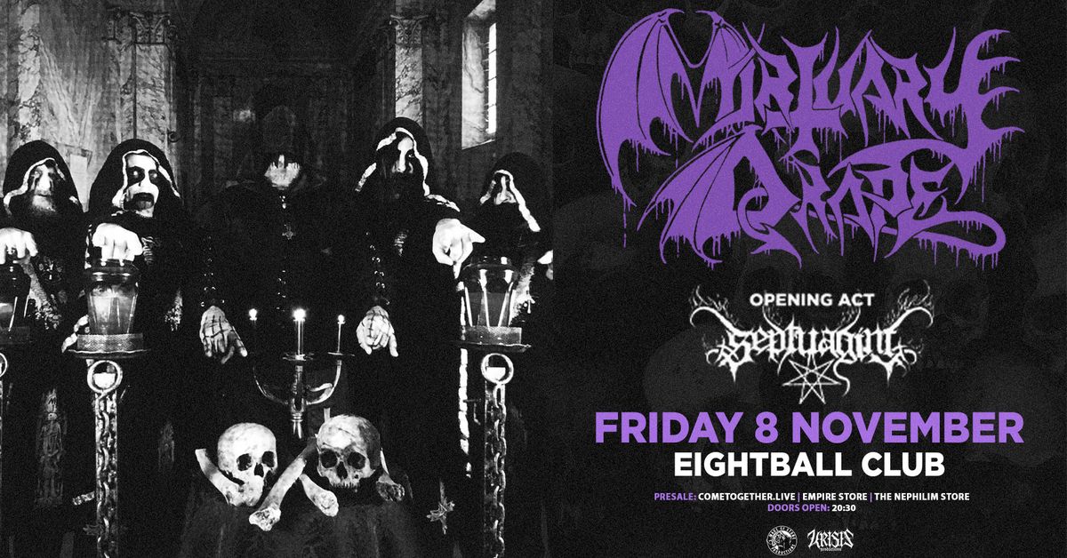 MORTUARY DRAPE (IT) || Friday 8 November || Special Guest: SEPTUAGINT (GR)