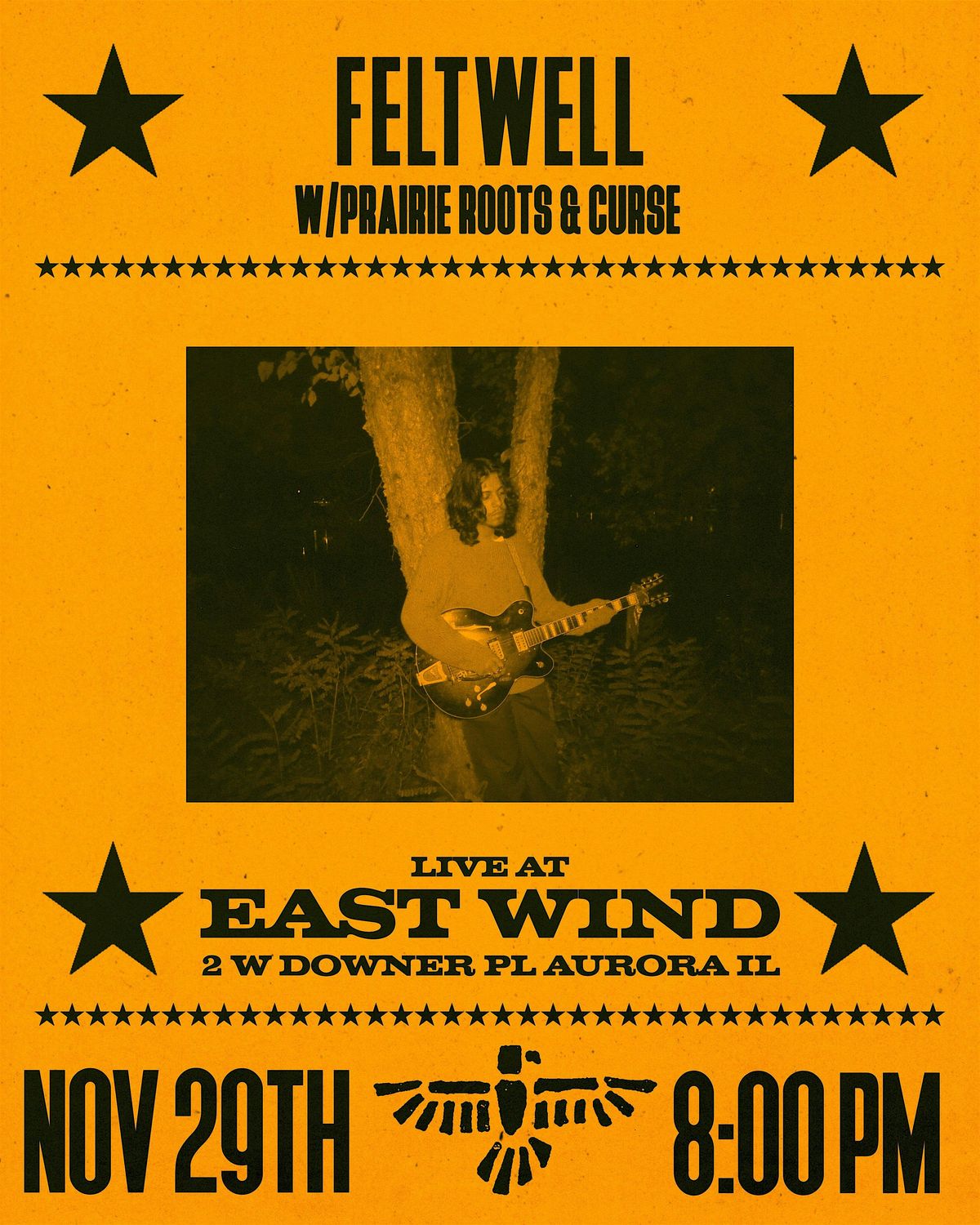 FELTWELL w\/Prairie Roots & Curse live at East Wind