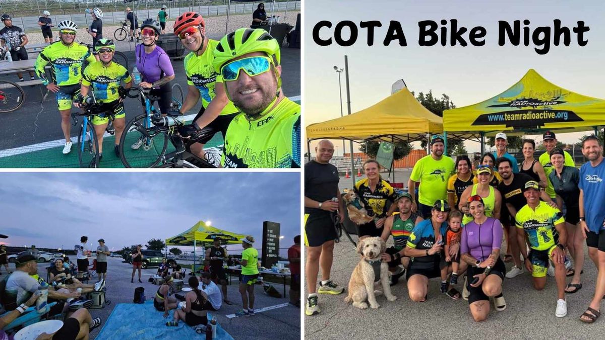 COTA Bike Night and Tailgate with Team RADIOactive