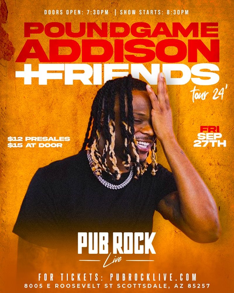 Poundgame Addison & Friends Concert 