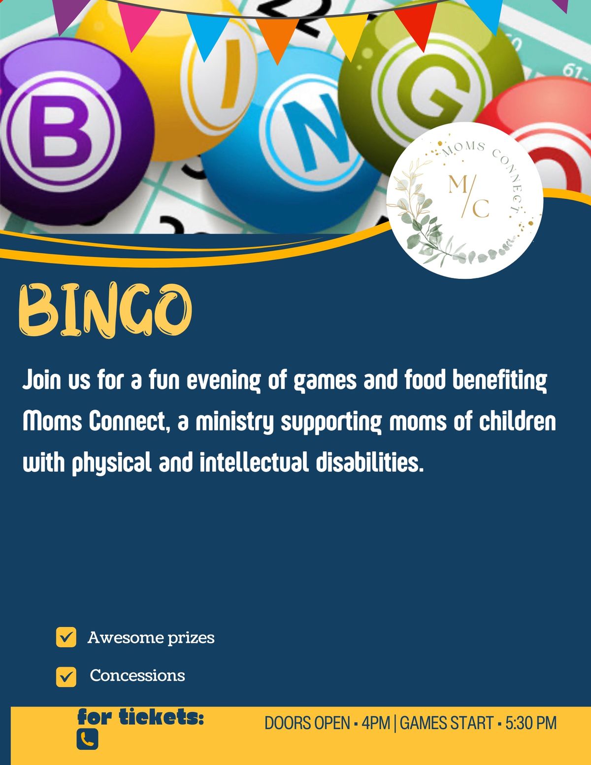 BINGO fundraiser 