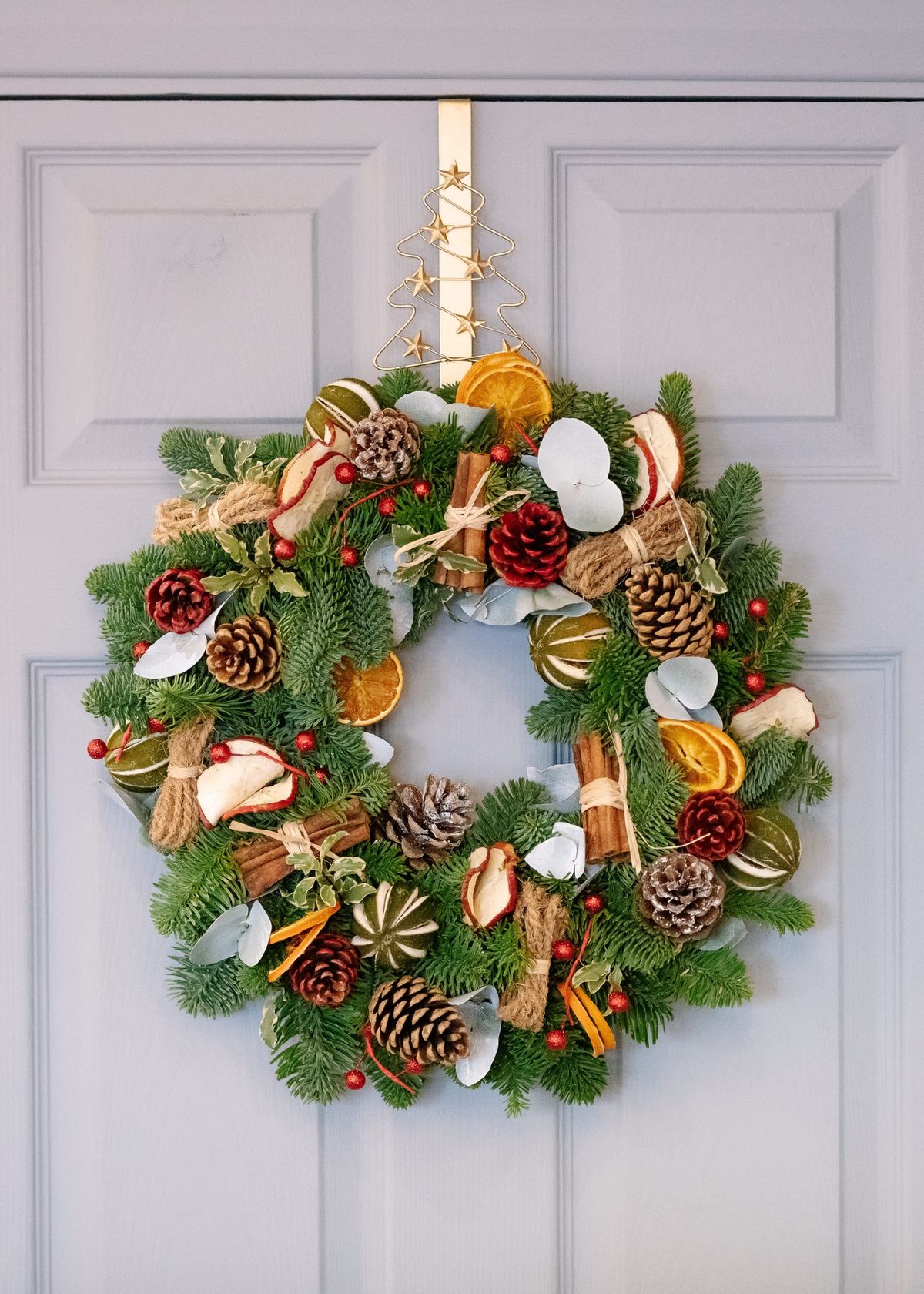 Wreath making in Scalford church