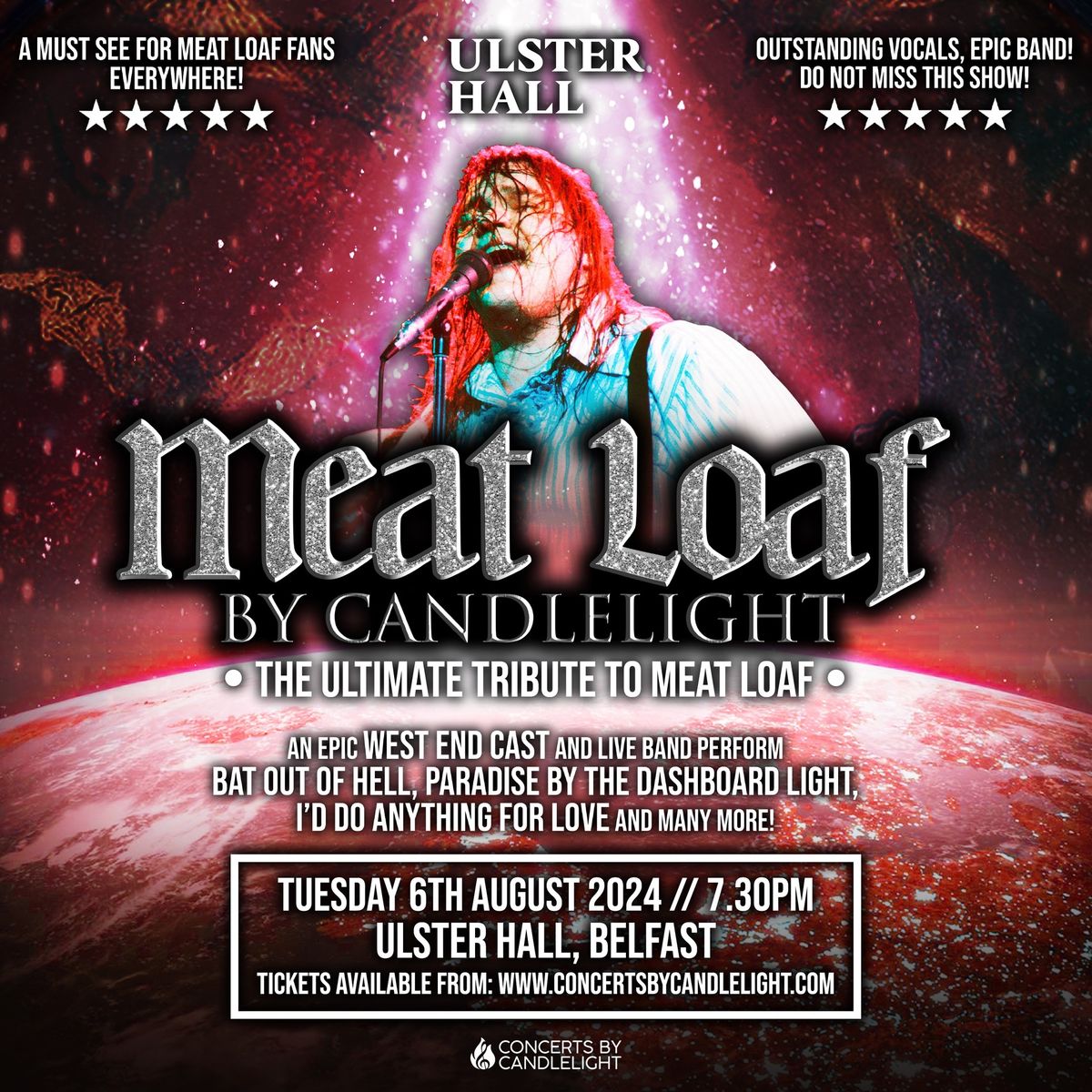 Meat Loaf By Candlelight At Ulster Hall, Belfast