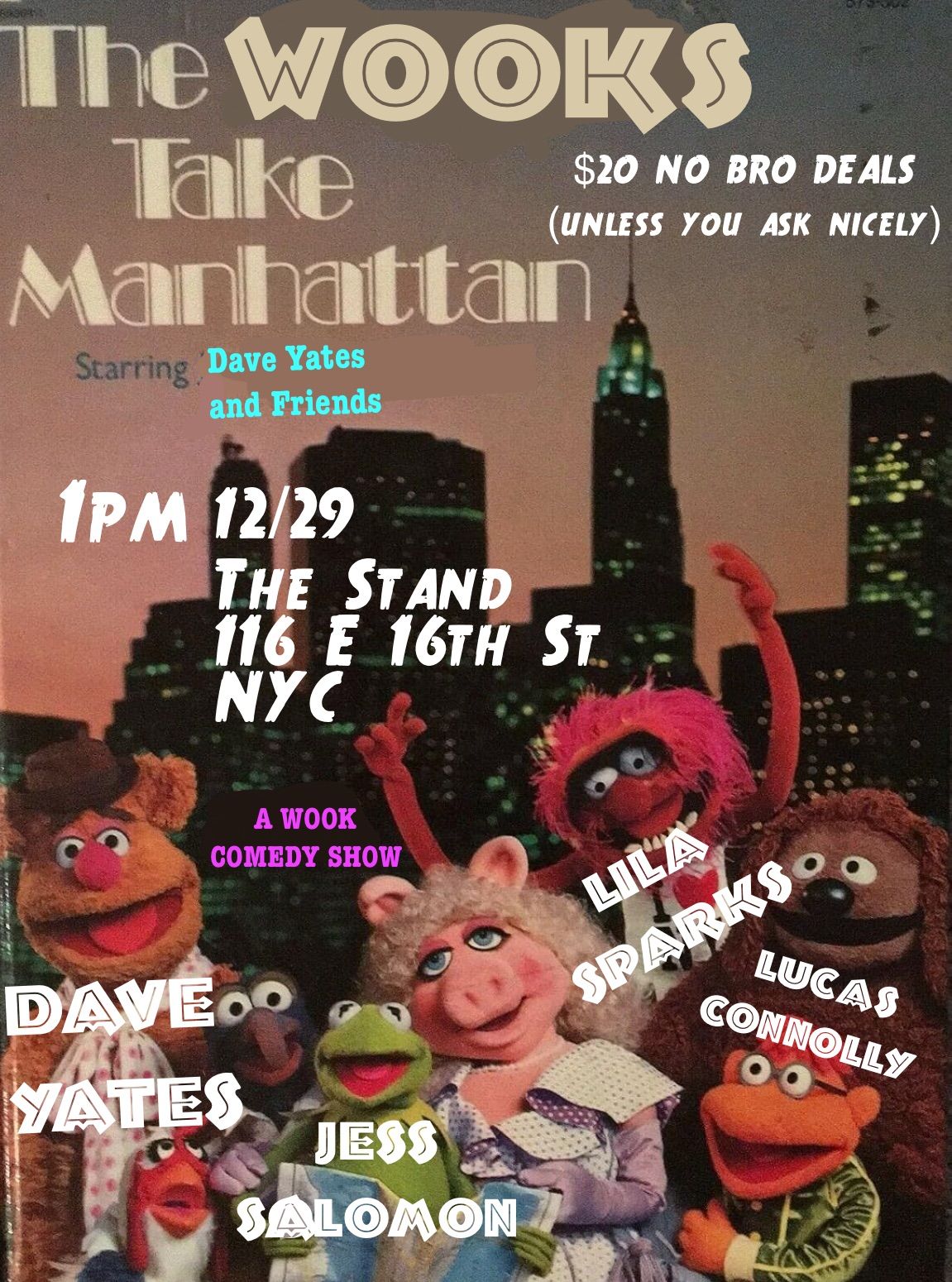 WOOK COMEDY SHOW NYC