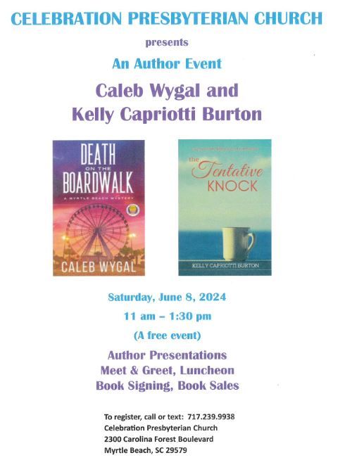 An Author Event - Featuring Caleb Wygal and Kelly Capriotti Burton