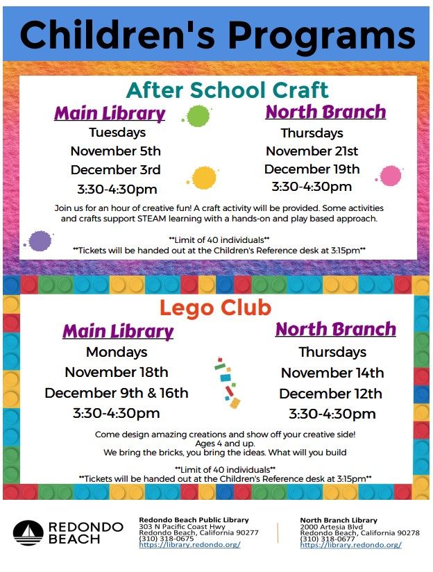 After School Craft - Main Library