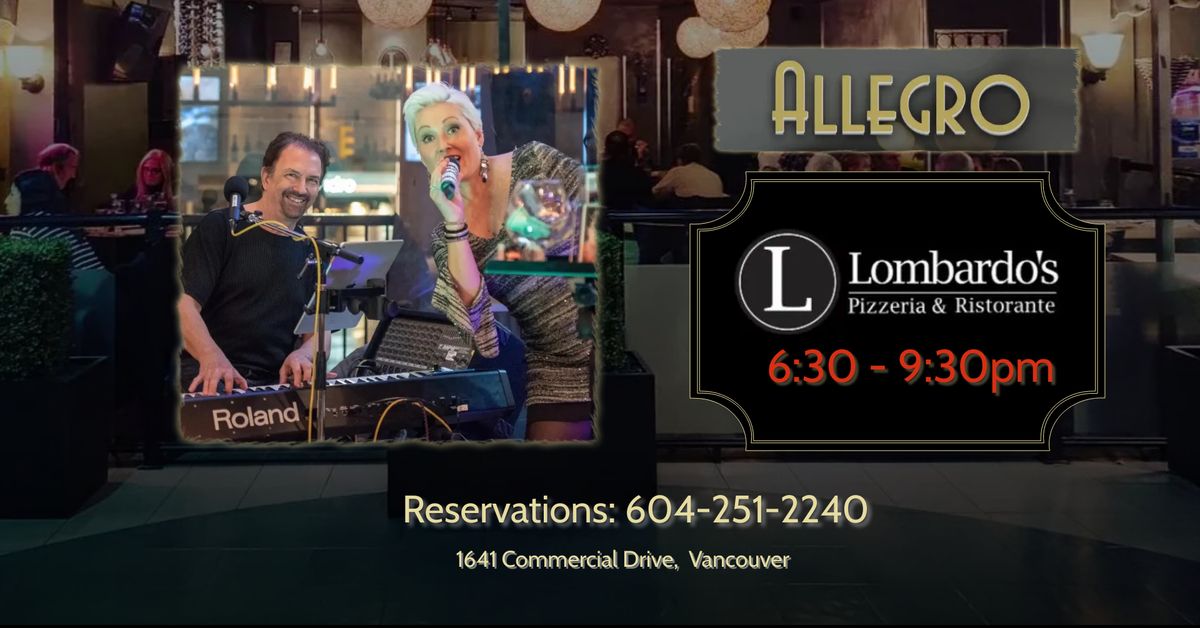 Allegro @ Lombardo's! 