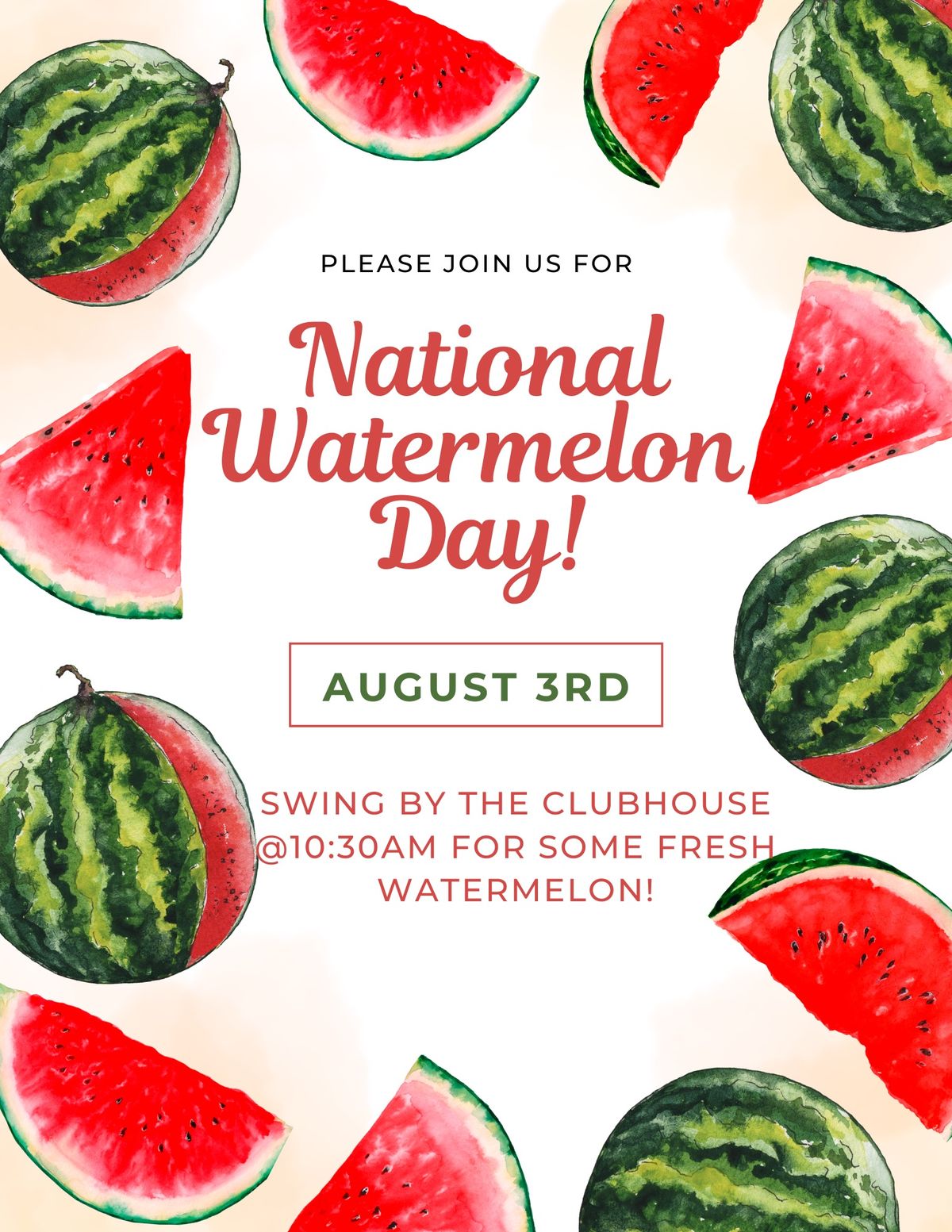 National Watermelon Day!