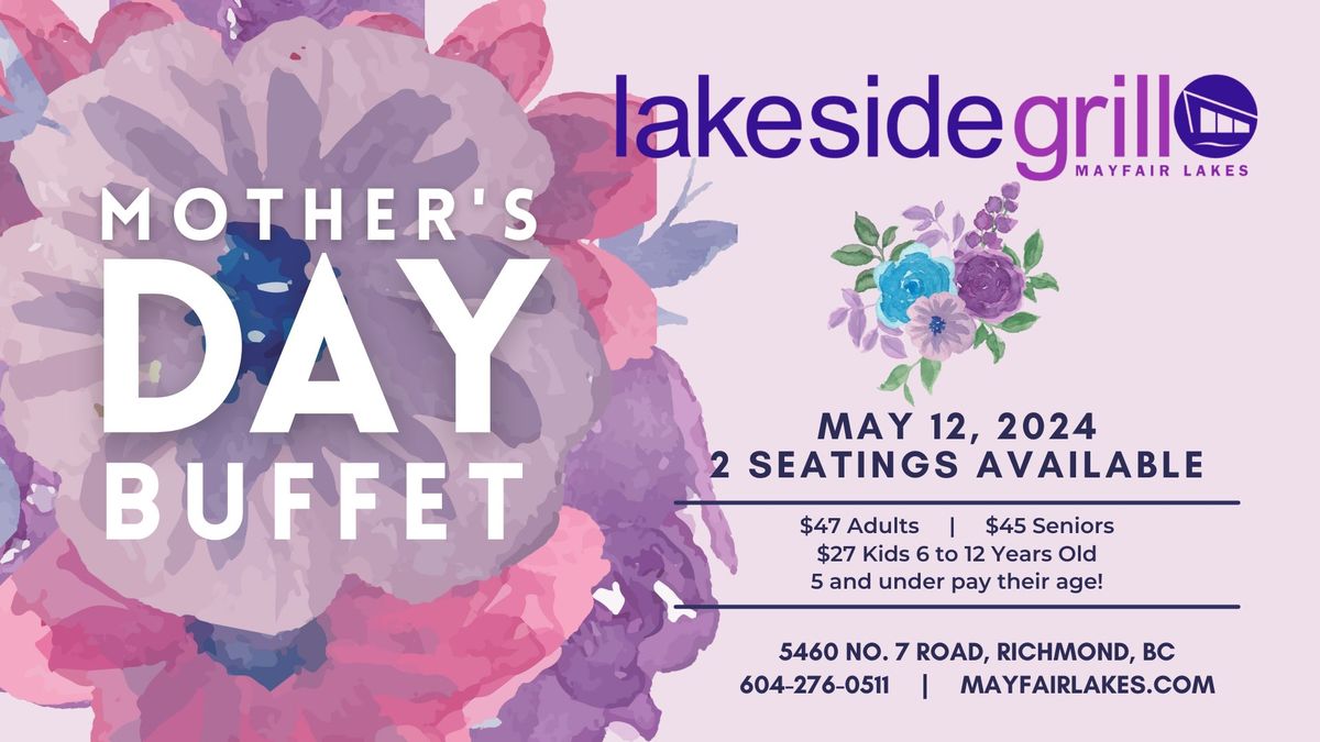 Mother's Day Brunch at The Lakeside Grill