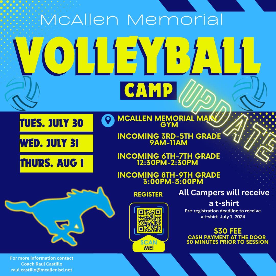 McAllen Memorial Volleyball Camp