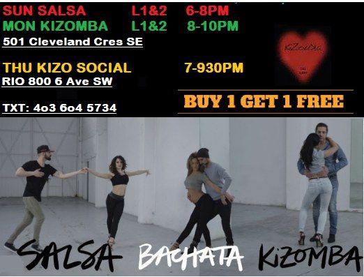 KIZOMBA MONDAYS (Level 1&2) (NEW MONTH): Class 8-10PM