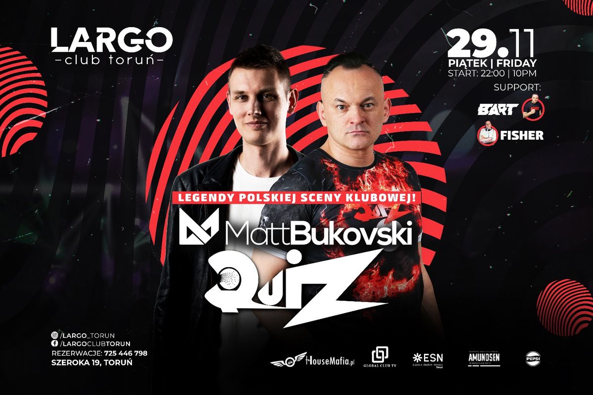 29.11 Pi\u0105tek \u2013 Legendy Polskiej Sceny Klubowej w Largo Club! \ud83c\udf89