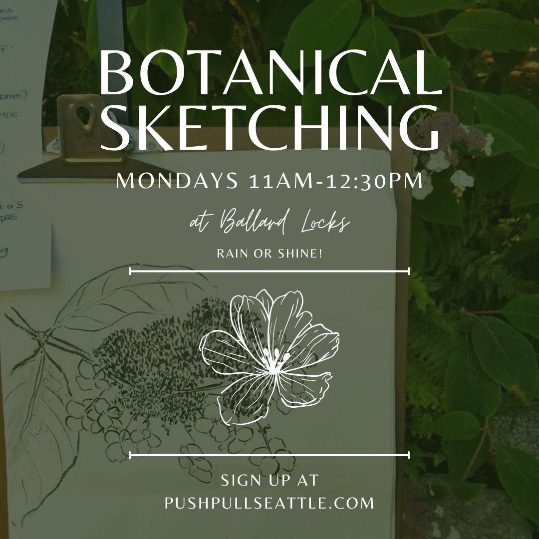 Botanical Sketching at Ballard Locks