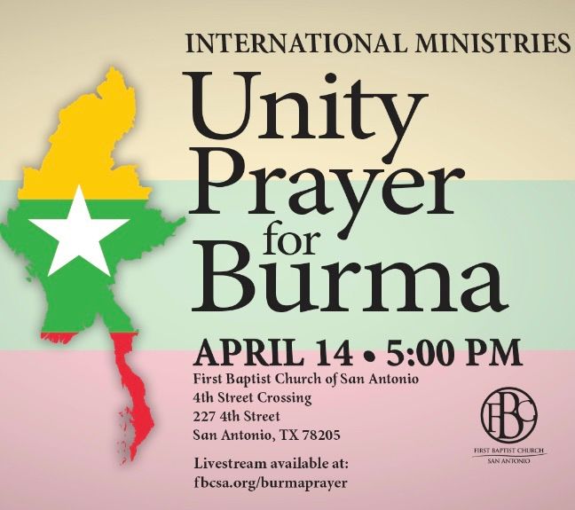 Unity Prayer for Burma