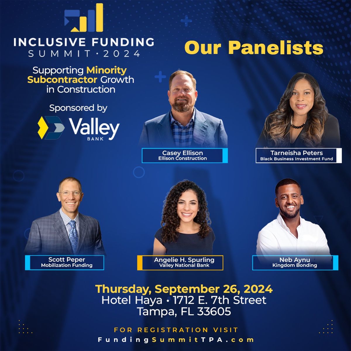 Inclusive Funding Summit:  Supporting Minority & Subcontractor Growth in Construction