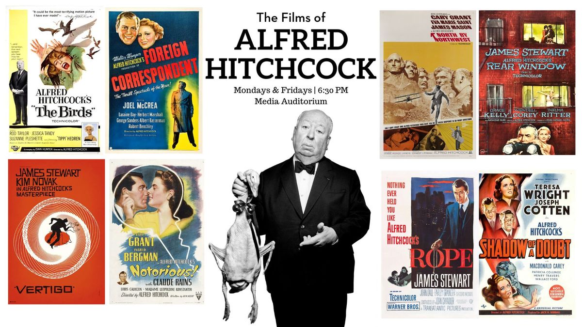 January Film Screenings: The Films of Alfred Hitchcock