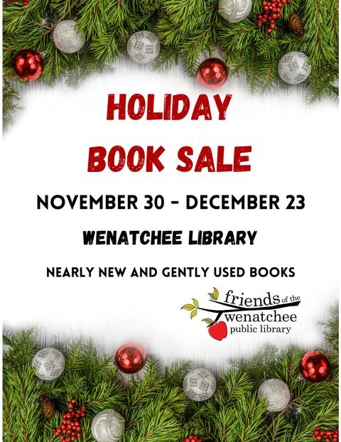 Holiday Book Sale at Wenatchee Public Library