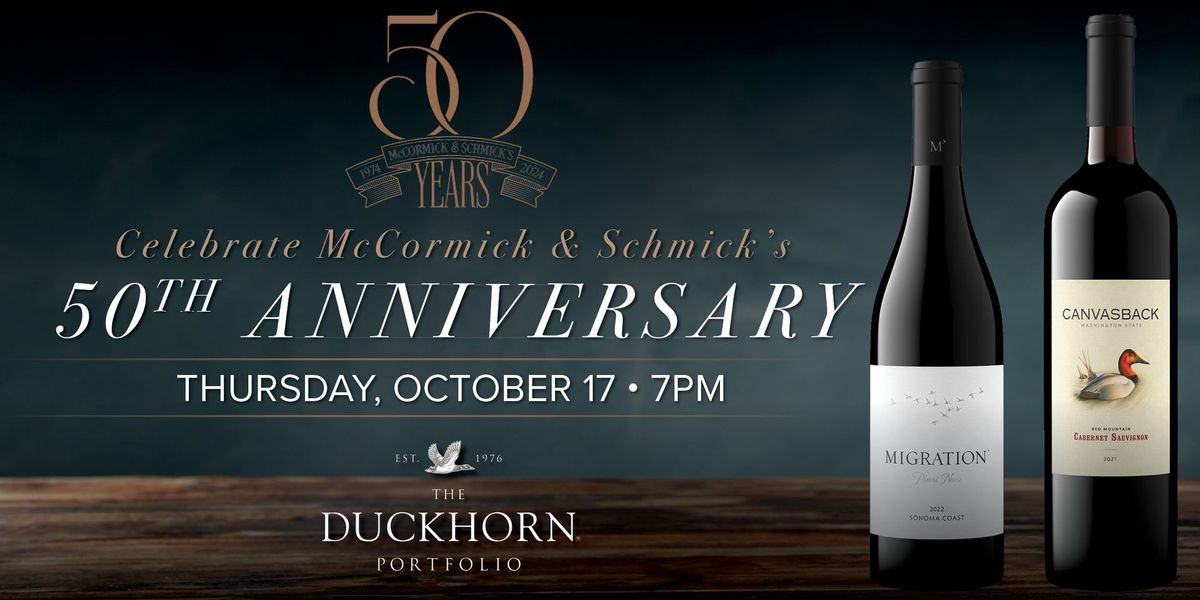 50th Anniversary Duckhorn Vineyards Wine Dinner