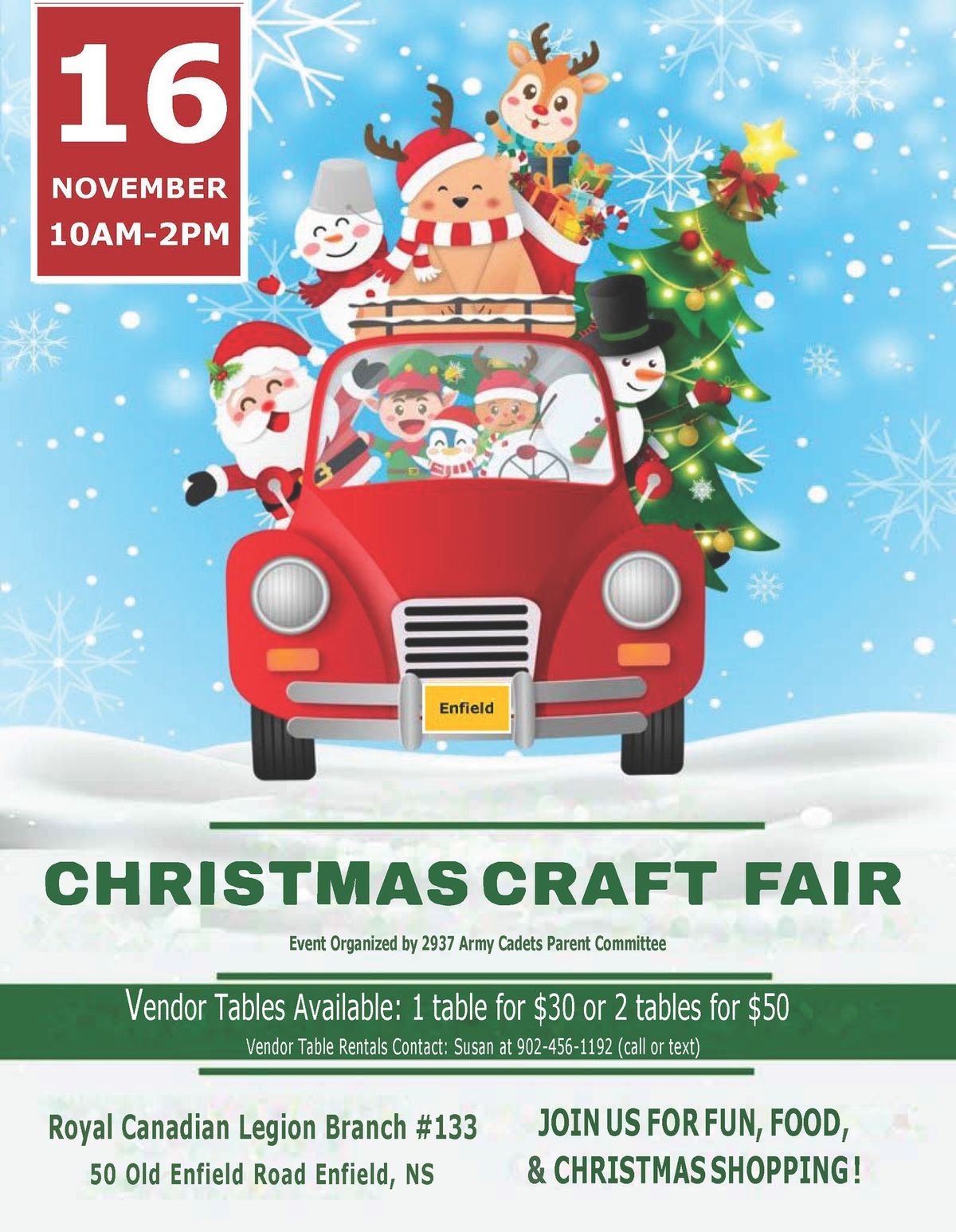 Enfield Legion Christmas Craft Market