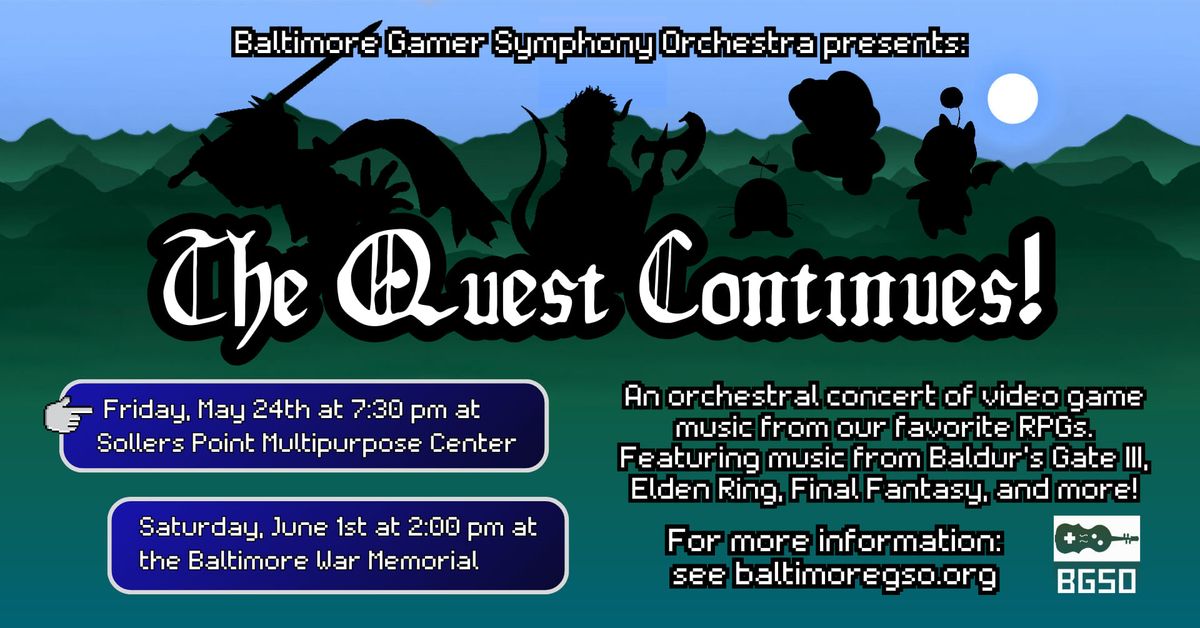 BGSO Spring 2024 Concert: The Quest Continues! 