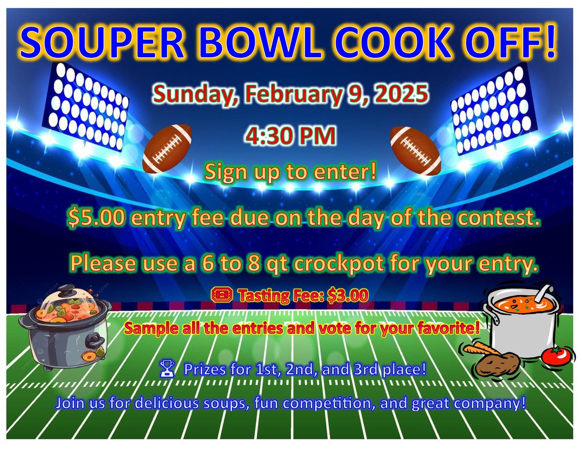 SOUPER BOWL COOK OFF!