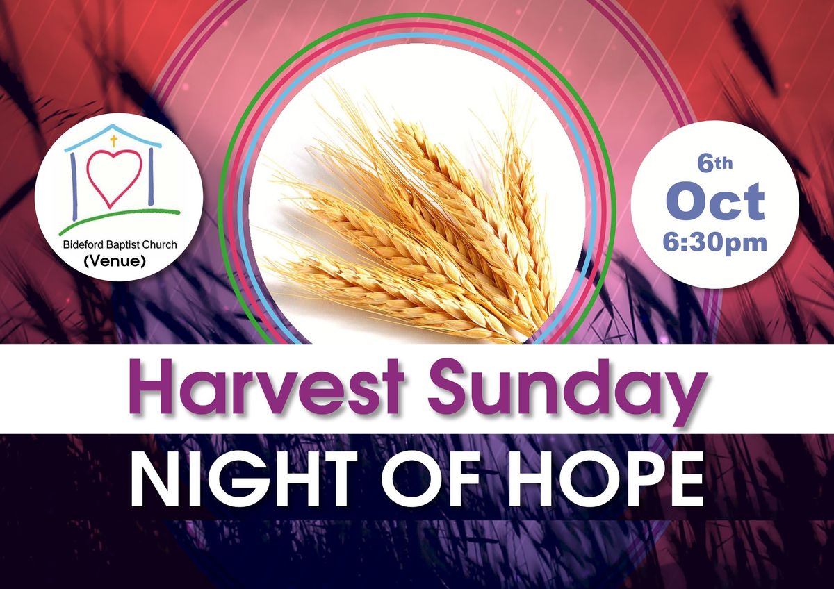 Harvest Sunday Night of Hope 2024