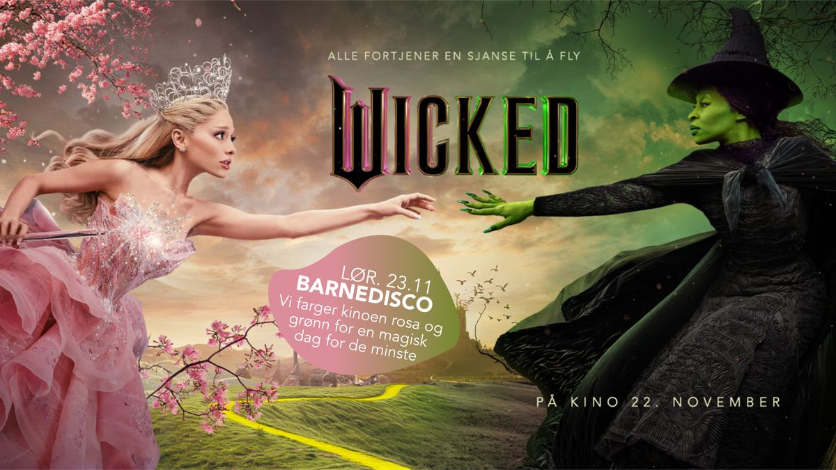 WICKED \ud83d\udc97\ud83d\udc9a Barnedisco og utkledning