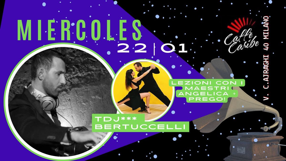 IL MERCOLED\u00ec DEL CARIBE CON LA MUSICA DI TDJ BERTUCCELLI!