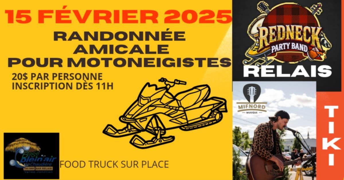 Randonn\u00e9e amicale pour motoneigistes