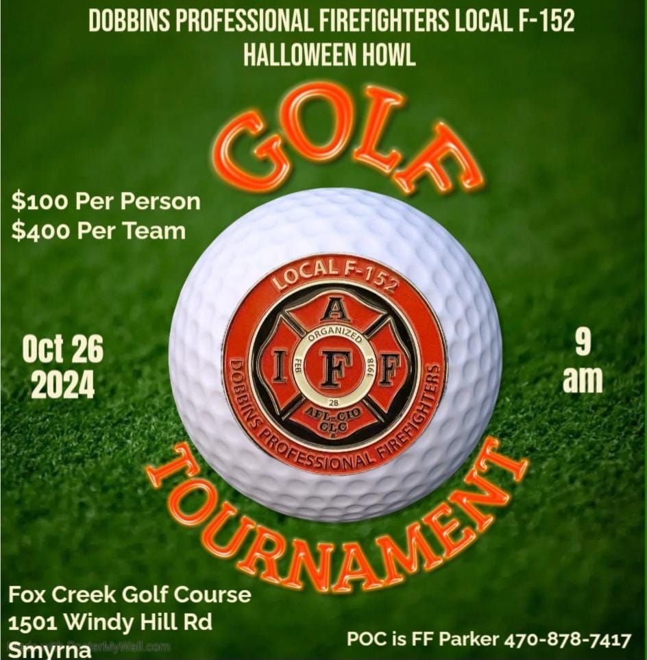 IAFF Halloween Howl Golf Tournament Dobbins Local F-152