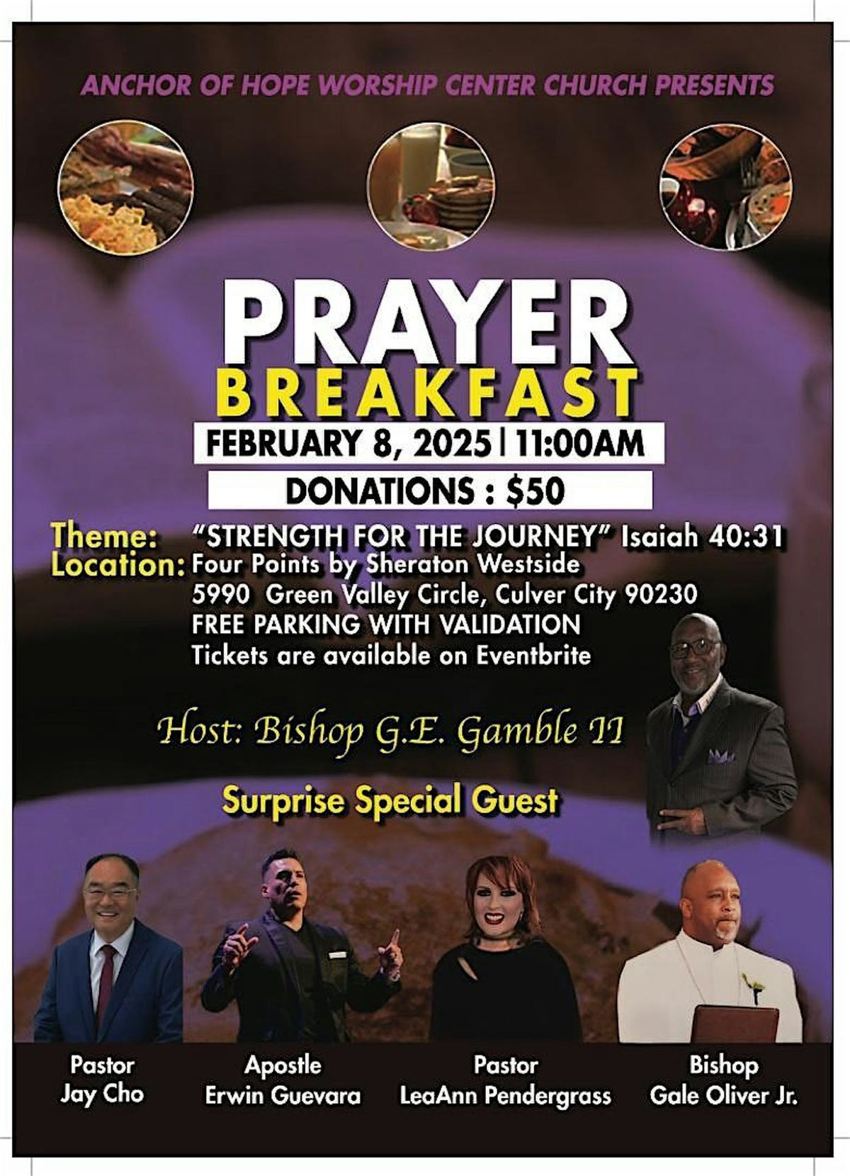 Anchor of Hope Worship Center\u2019s 1st Annual Prayer Breakfast