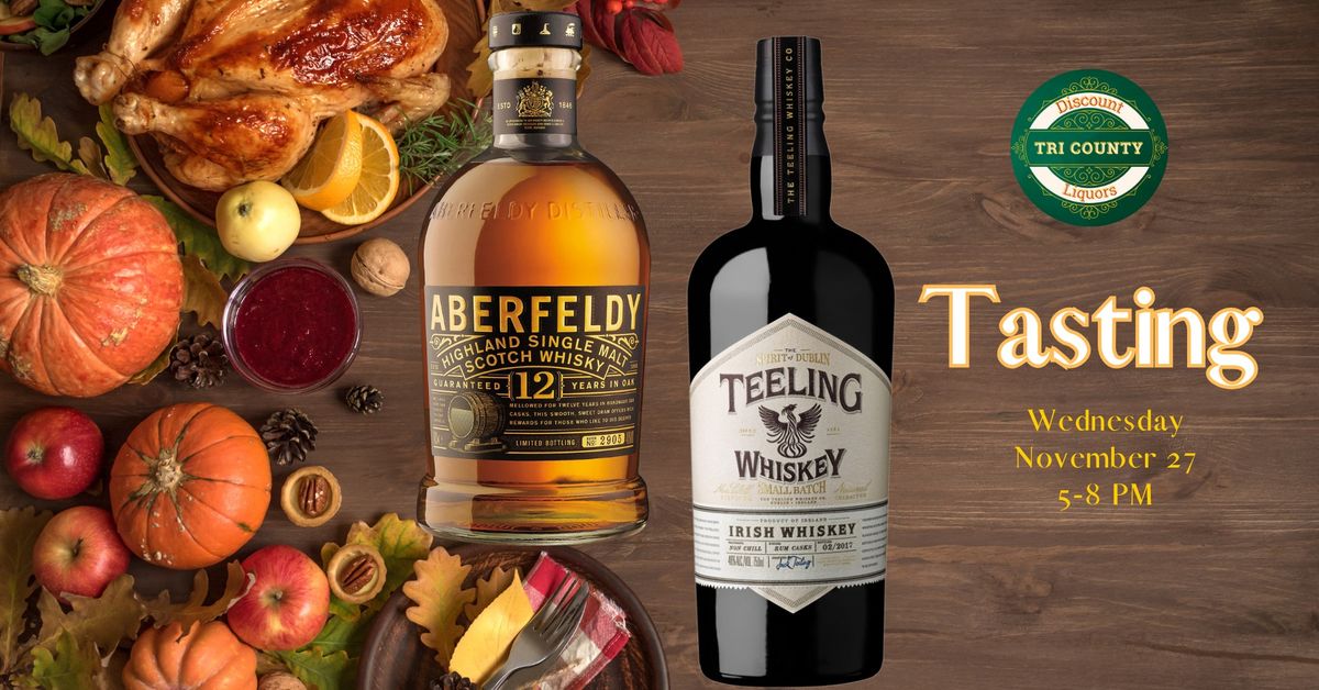 \ud83e\udd83\ud83e\udd43 Thanksgiving Whiskey Tasting at Tri County Discount Liquors! \ud83e\udd43\ud83e\udd83