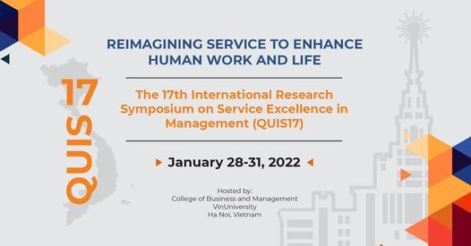 QUIS17 Conference "Reimagining service to enhance human work and life"