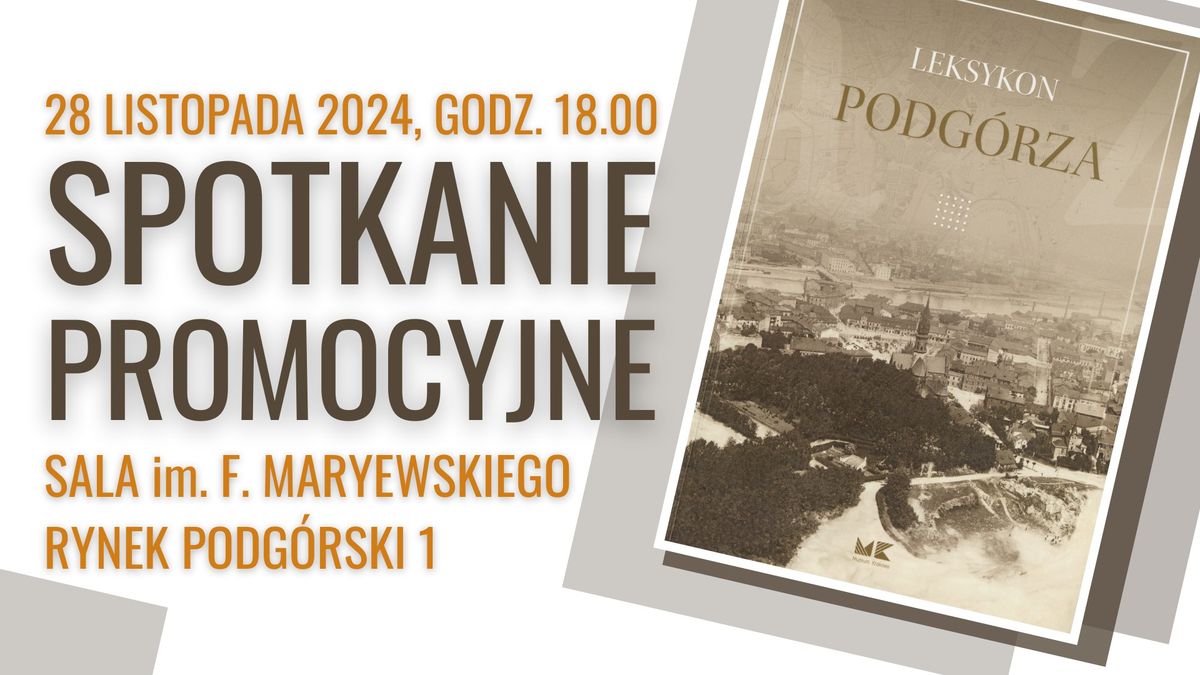 Leksykon Podg\u00f3rza - spotkanie promocyjne