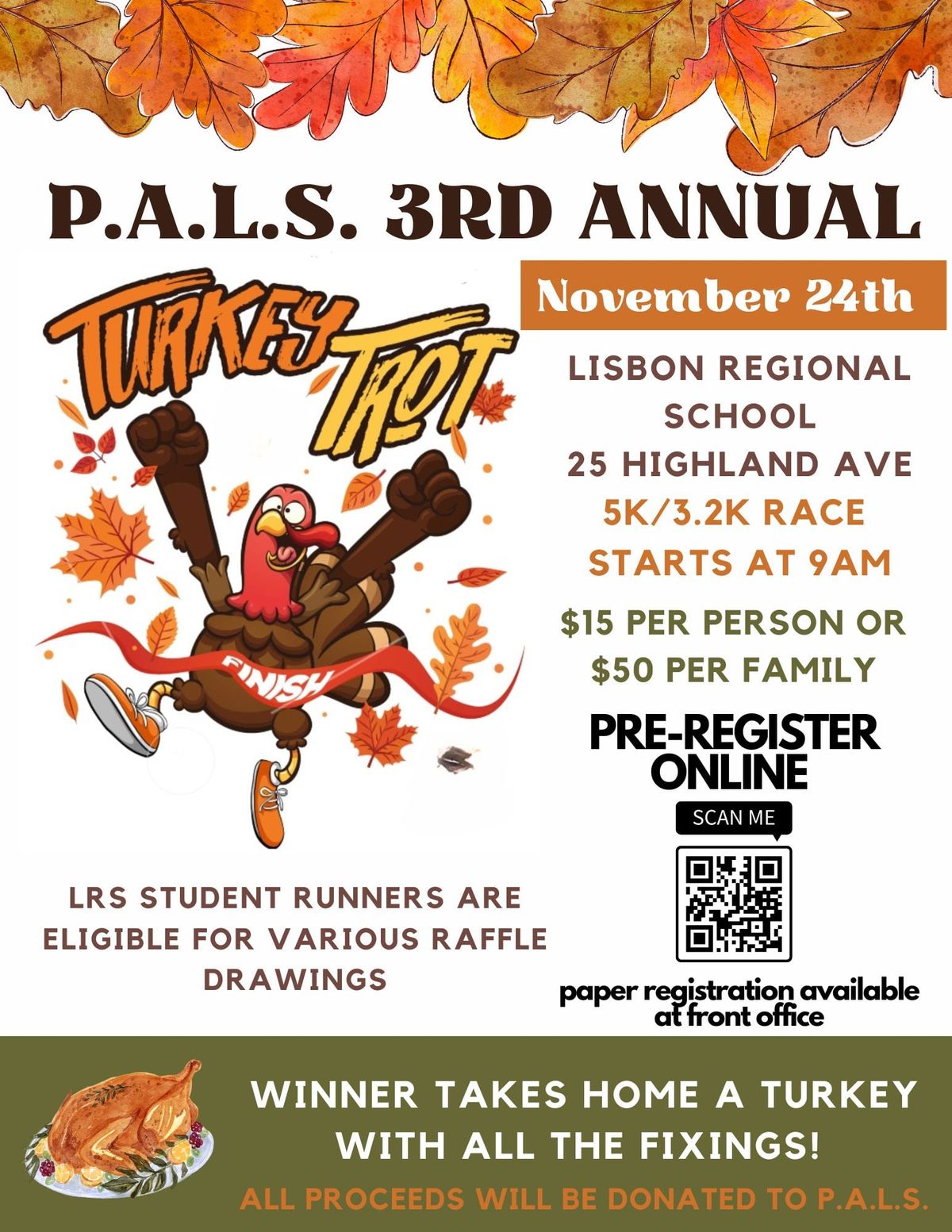 2024 PALS Turkey Trot