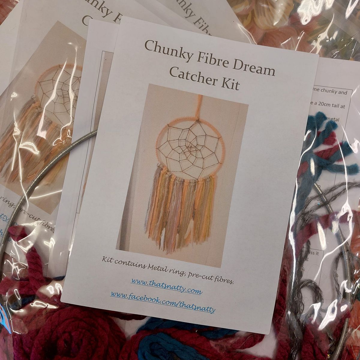 Chunky Fibre Dream Catchers  