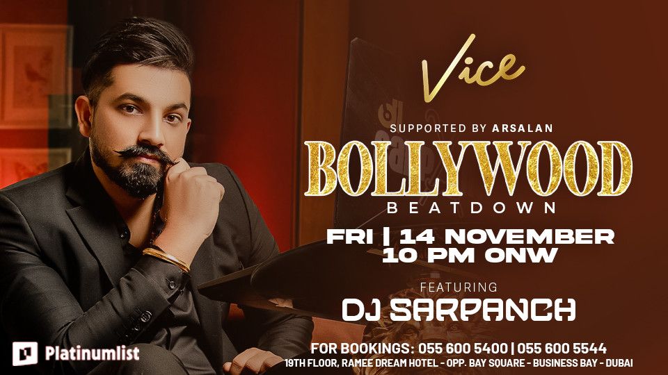 Bollywood Beatdown at Vice in Dubai