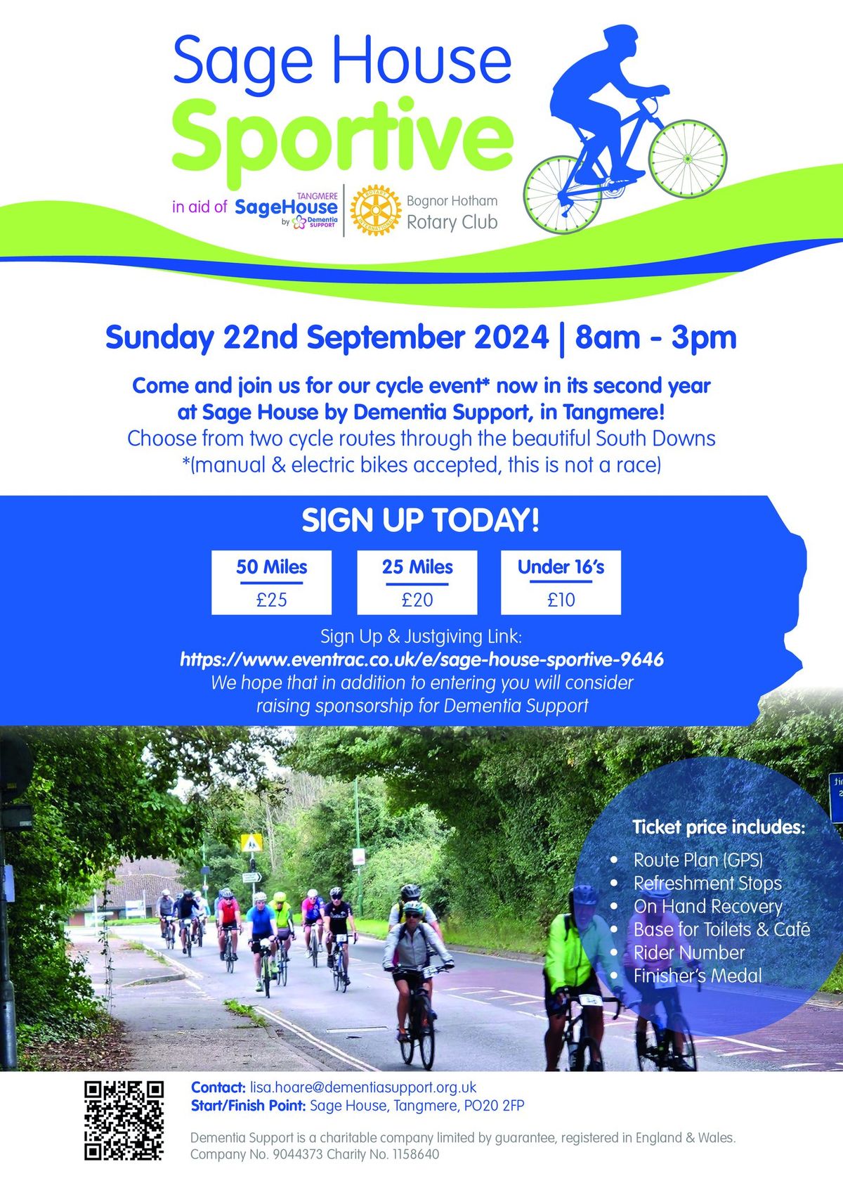 Sage House Sportive Cycle Event 