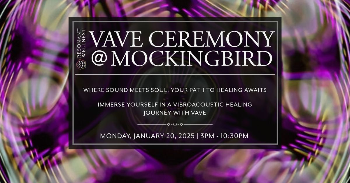 VAVE Ceremony @Mockingbird