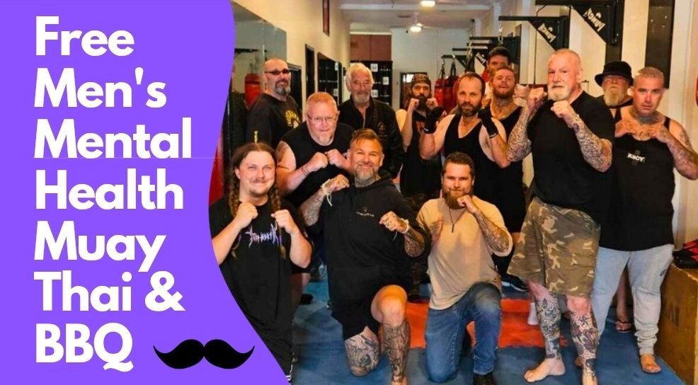 Free Mens Mental Health, Muay Thai & BBQ 