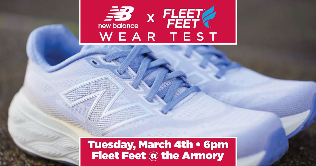 New Balance x Fleet Feet Wear Test