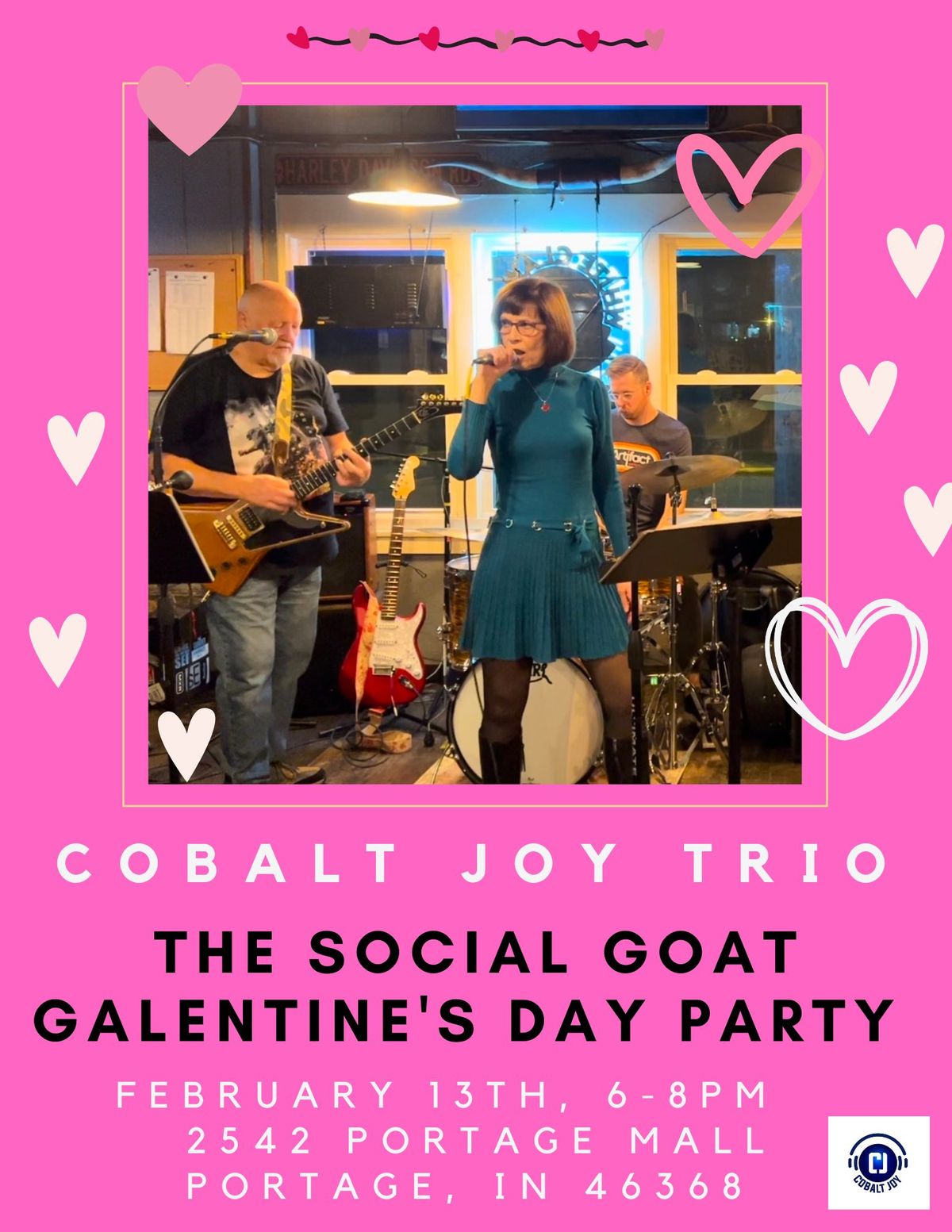 Cobalt Joy Trio at The Social Goat Galentine's Day Party