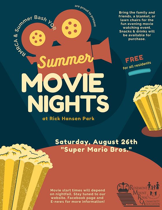 Summer Movie Night with the RMRCA and DWCA, Rick Hansen Optimist ...